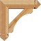 Ekena Millwork Legacy Arts and Crafts Rough Sawn Bracket w/ Offset Brace, Western Red Cedar, 6"W x 20"D x 20"H BKT0604X20X20LEC03RWR - alternate 4